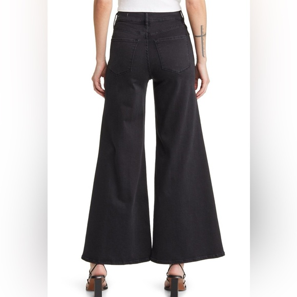 EUC Frame Denim Le Pixie Palazzo Wide Leg Jeans Sz 31 - Picture 1 of 8